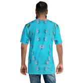 Close-up of Blossom Breeze T-Shirt's Soft Fabric and Print Detail